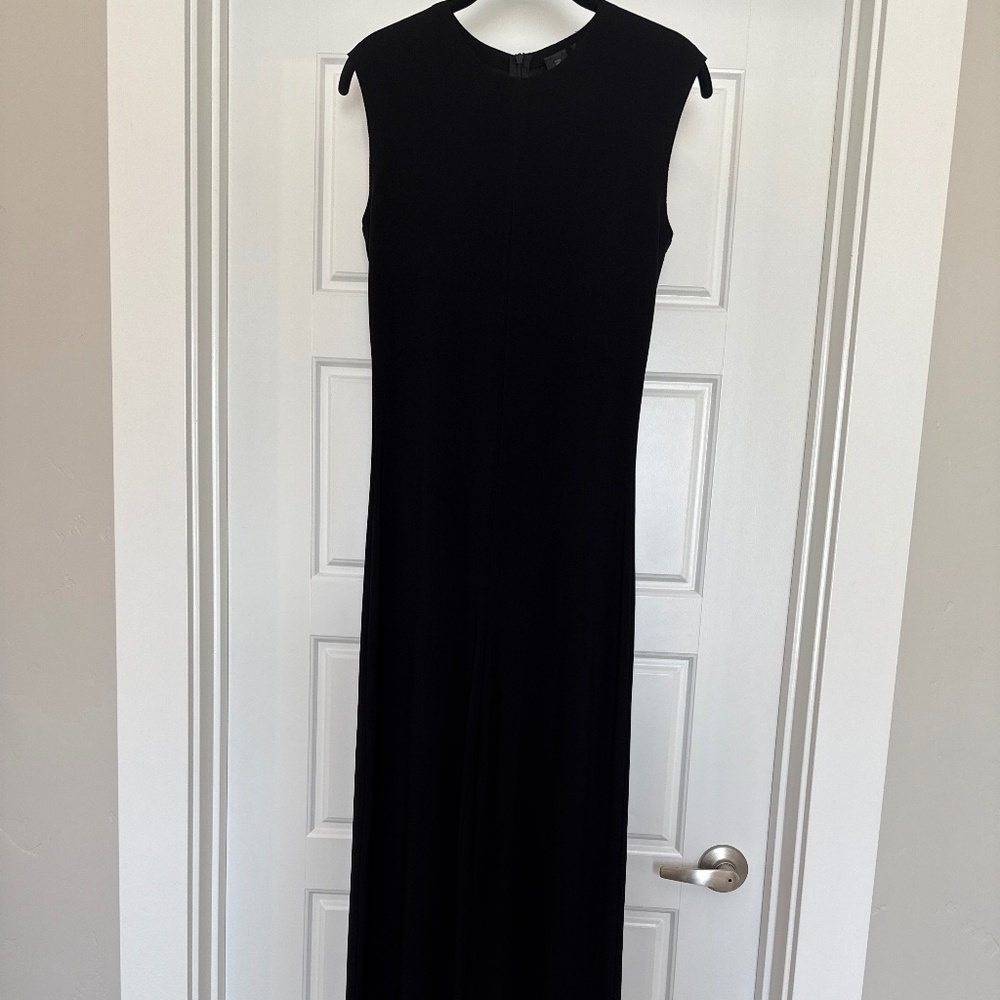 Norma Kamali Super flattering women’s black jumpsuit